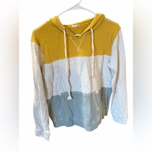 Hem and Thread Color block Sweatshirt- Medium